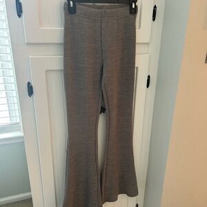 American Eagle Outfitters Charcoal Ribbed Pants